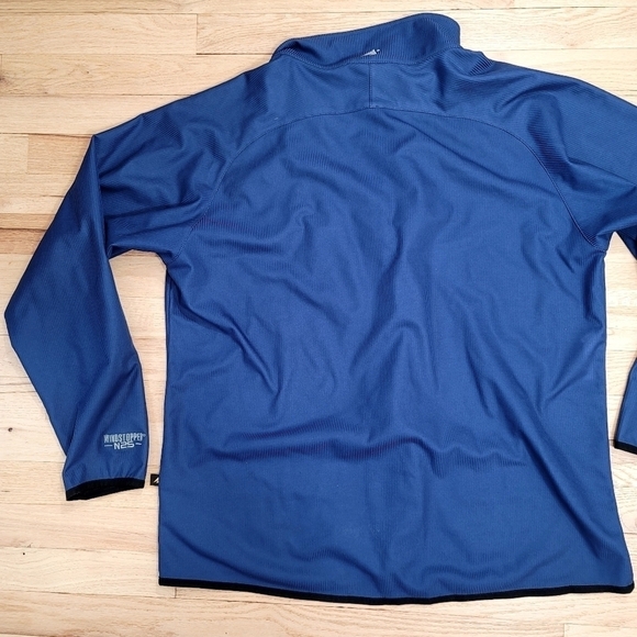 Eastern Mountain Sports Windstopper Jacket Mens Blue Black N25 - Picture 3 of 11